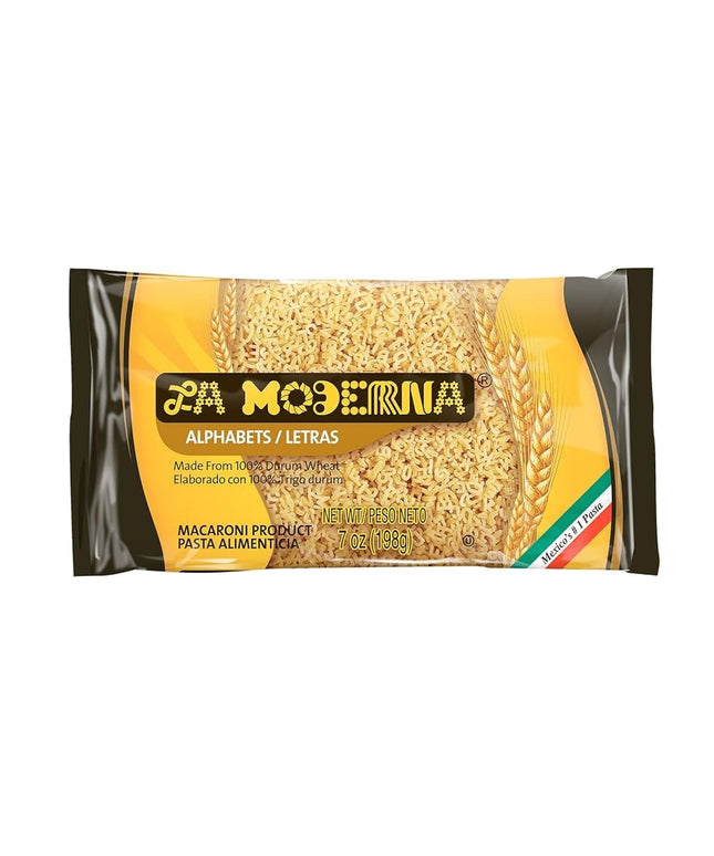 LA MODERNA ALPHABET PASTA  20/7 OZ.