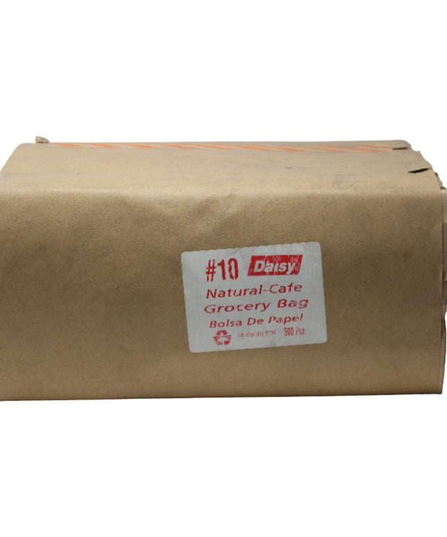 BAG PAPER #10 BROWN 500/BNDL