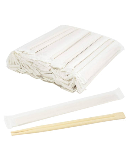 BAMBOO CHOPSTICKS WHITE 1000 PAIRS