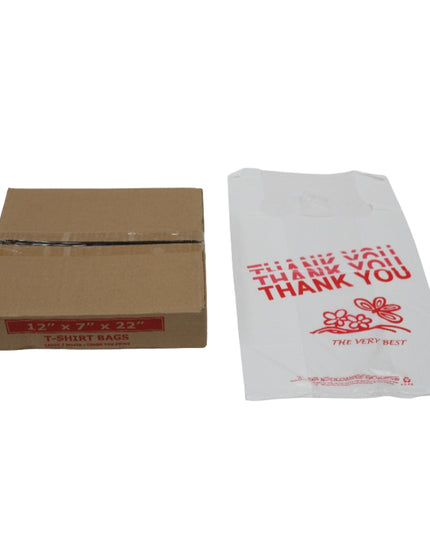 12X7X22 T-SHIRT THANK YOU BAG 400/CS