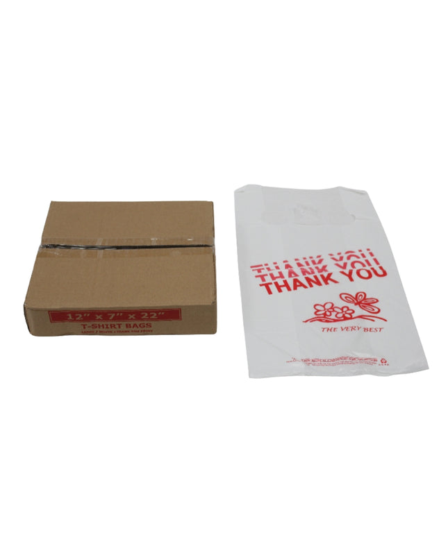 12X7X22 T-SHIRT THANK YOU BAG 400/CS