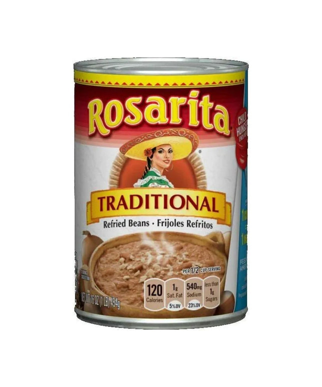 ROSARITA TRADITIONAL REFRIED BEANS 12/16 OZ.