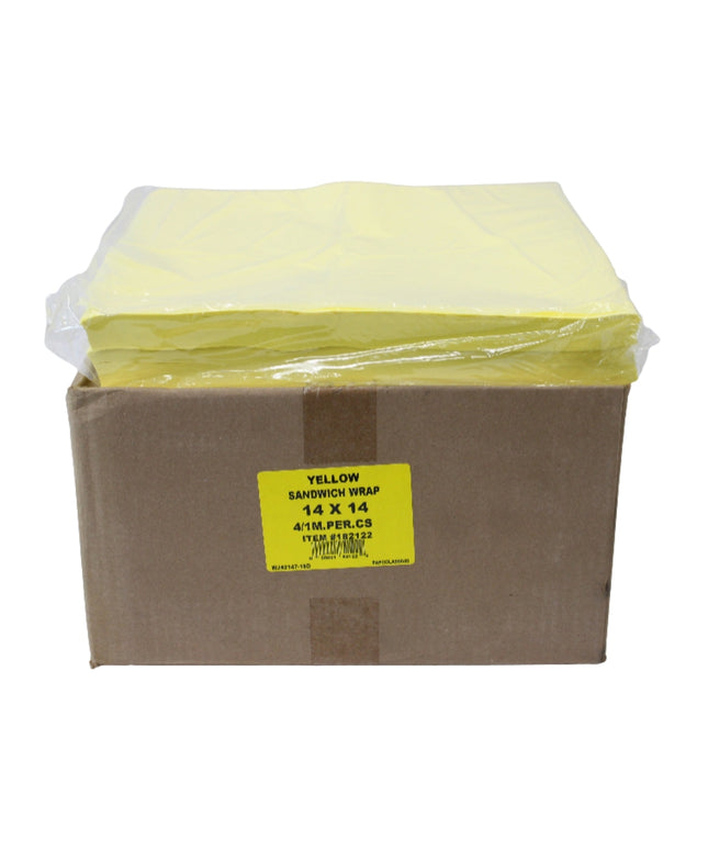 14X14 DRY WAX YELLOW 4/1000.