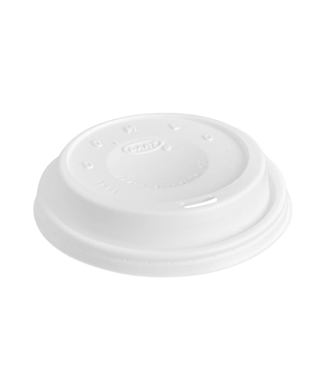 LID PLAST WHITE SIP-THRU 1000/CS.