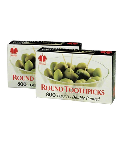 POLY KING TOOTHPICK UNWRAPPED 24/800 PCS