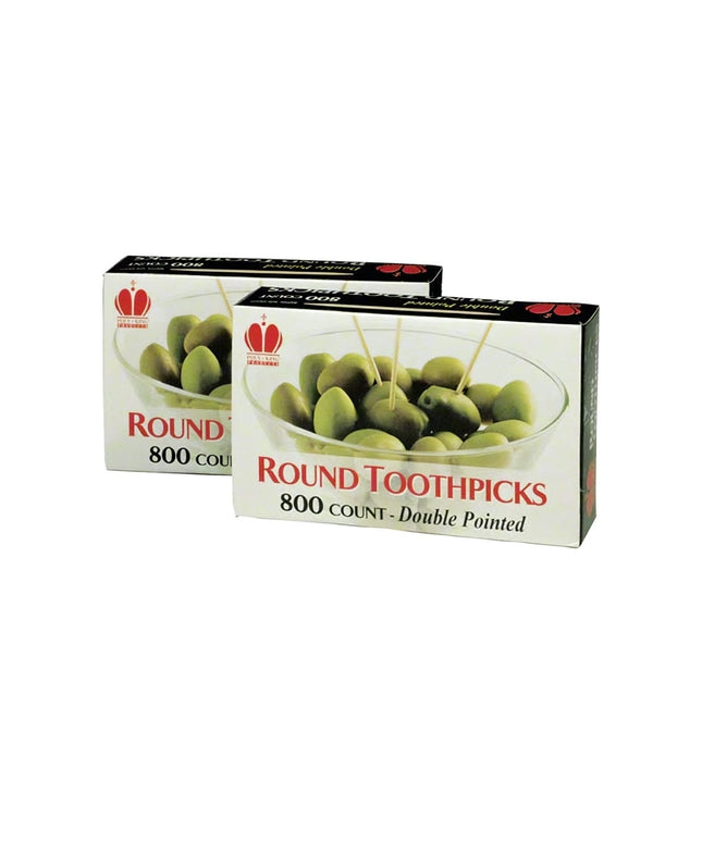 POLY KING TOOTHPICK UNWRAPPED 24/800 PCS