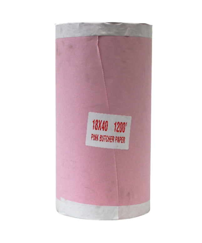 17.5'' PINK BUTCHER PAPER 1200'' FT