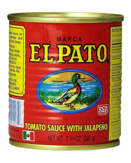 EL PATO TOMATO SAUCE W/ JALAPENO (RED) 24/7.75 OZ