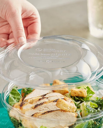 LID PLAST DOME FOR 24-32 OZ. FOOD CONT. 600/CS.