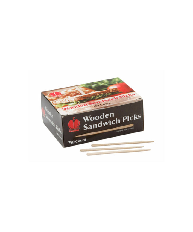 WOODEN SANDWICH PICKS 3.5" 12/750 CS