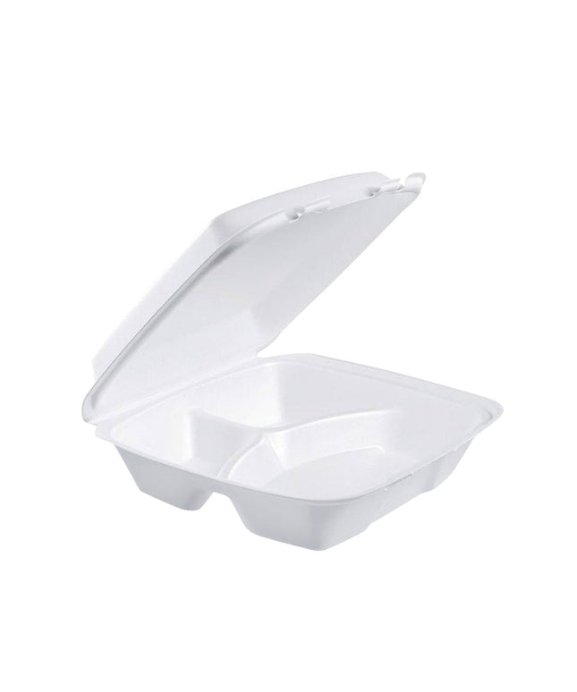 CONTAINER FOAM 3 COMP JUMBO 200/CS.