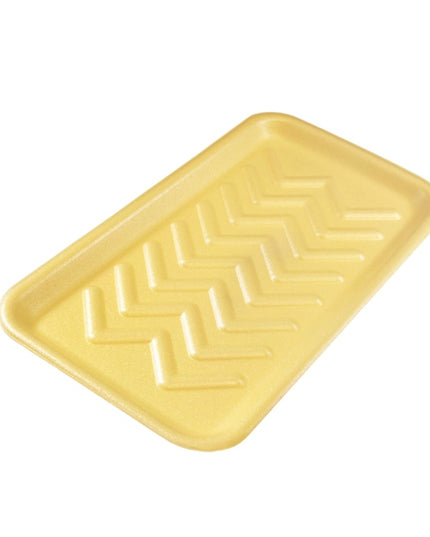 25S YELLOW MEAT TRAY 250/CS.
