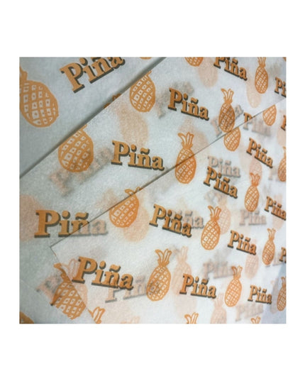 12 X11 PARCHMENT PAPER PINEAPPLE PRINT 5/1000