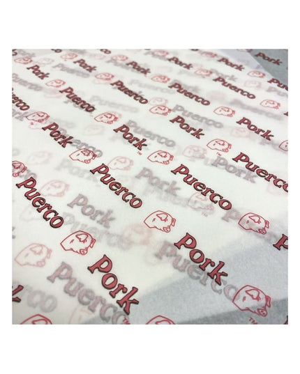 12 X11 PARCHMENT PAPER PORK PRINT 5/1000