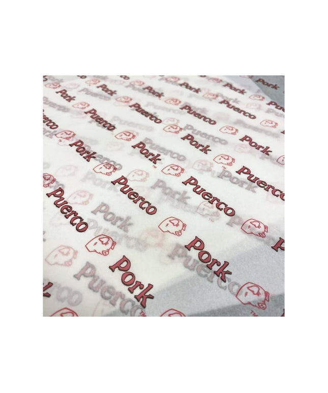 12 X11 PARCHMENT PAPER PORK PRINT 5/1000