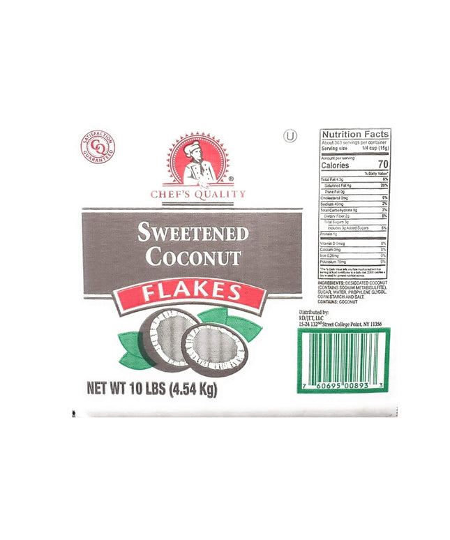 SWEETENED SNOWFLAKE COCONUT 10 LBS.