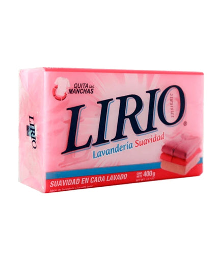 LIRIO LAUNDRY BAR SOAP PINK 25/400 GRS