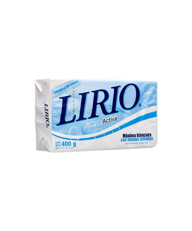 LIRIO LAUNDRY BAR SOAP WHITE 25/400 GRS