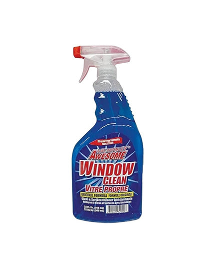 AWESOME WINDOW CLEANER WITH VINEGAR 12/32 OZ