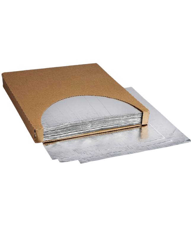 ALUMINUM FOIL SILVER SHEETS 14 X 16 1000/CS.