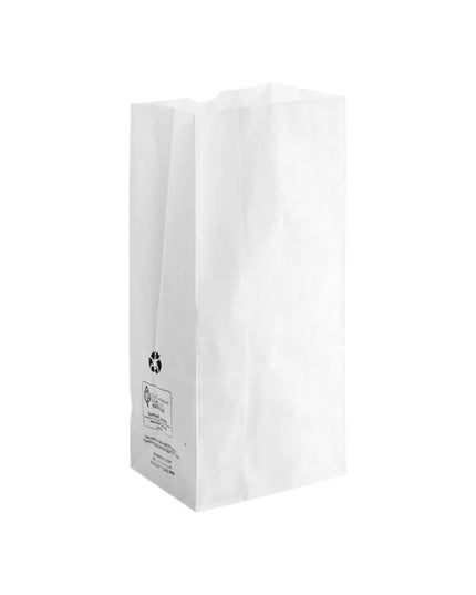 BAG PAPER #8 WHITE 500/BNDL