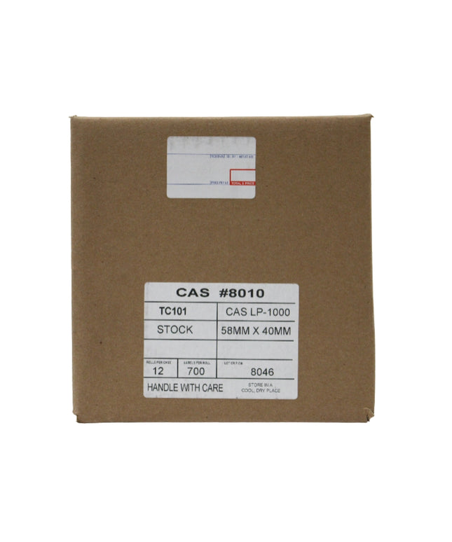 X-1493 LABEL CAS 58 MM X 40 MM 12/700