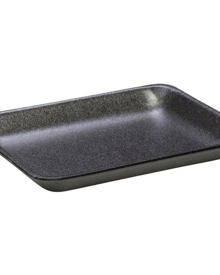 8P BLACK MEAT TRAY CKF 200/CS.