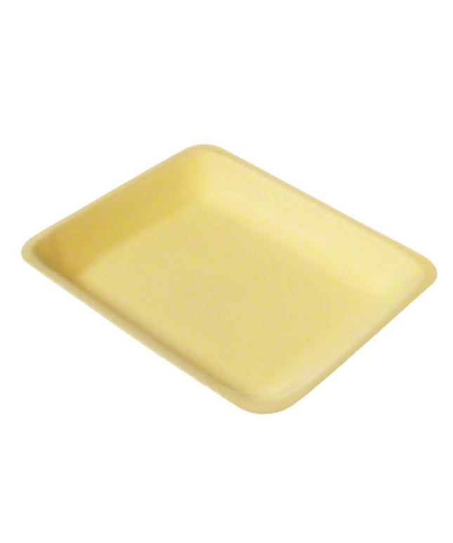 8P YELLOW MEAT TRAY 400/CS.
