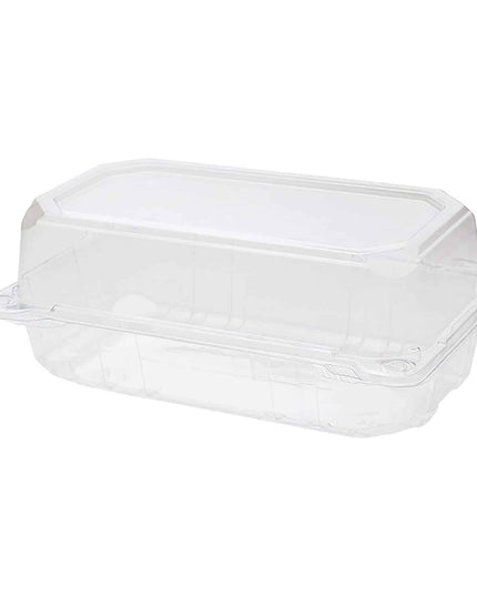 9'' X 5'' PET HINGED CONTAINER 1 COMPARMENT 2/125 CT