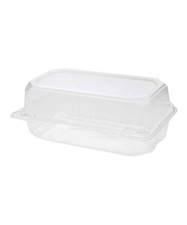 9'' X 5'' PET HINGED CONTAINER 1 COMPARMENT 2/125 CT
