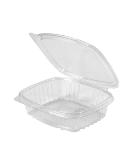CONTAINER HINGED CLEAR 8 OZ. 200/CS.