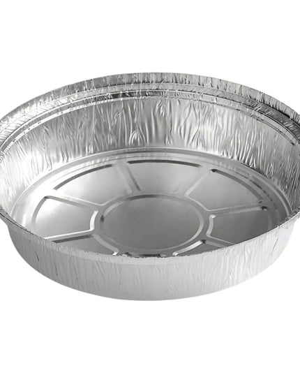 8" HEAVY DUTY ALUMINUM ROUND CONTAINER 500/CS.