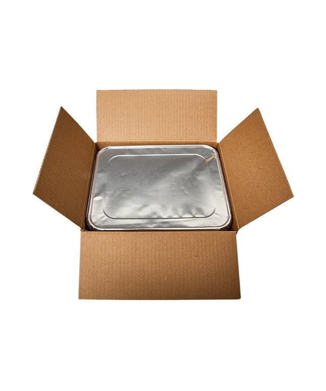 APSIC ALUMINUM LID FOR 1/2 SIZE ALUMINUM FOIL PAN 100/CS.