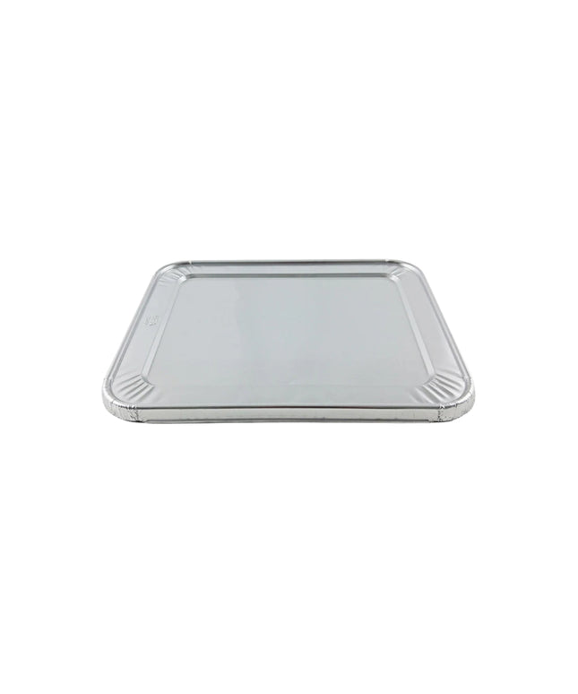 APSIC ALUMINUM LID FOR 1/2 SIZE ALUMINUM FOIL PAN 100/CS.
