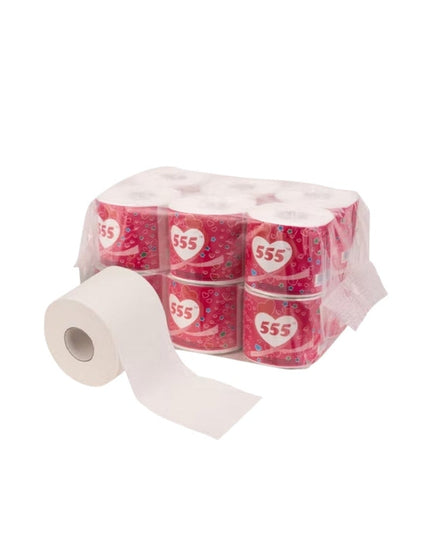 555 TOILET TISSUE 4/12 ROLLS 48/PACK