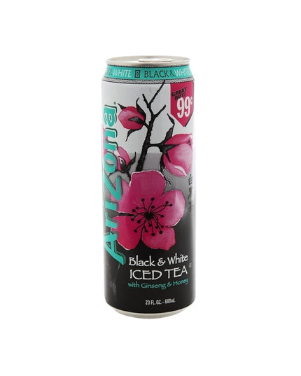 ARIZONA BLACK & WHITE ICED TEA 24/23 OZ.