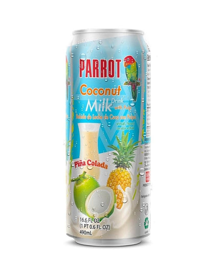 PARROT COCONUT MILK DRINK W/PULP PINA COLADA 12/16.6 OZ