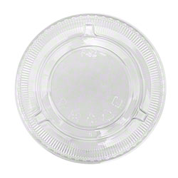 LID PLAST FLAT NO HOLE FOR 9-12 OZ. PET 1000/CS.