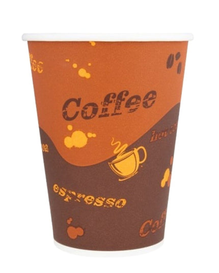 KARAT PAPER HOT CUP 12 OZ COFFEE PRINT 1000/CS.