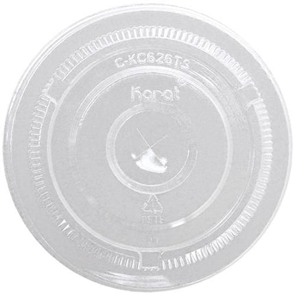 LID PLAST SLOTTED CLEAR 12-24 OZ.1000/CS.