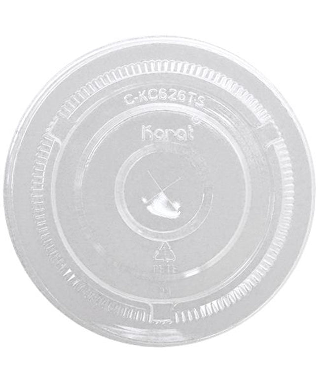 LID PLAST SLOTTED CLEAR 12-24 OZ.1000/CS.