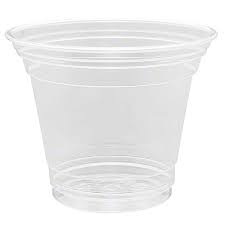 CUP PLAST CLEAR 9 OZ. 1000/CS.