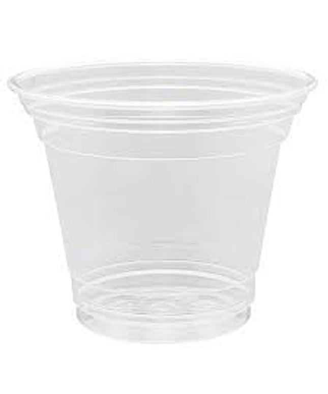 CUP PLAST CLEAR 9 OZ. 1000/CS.
