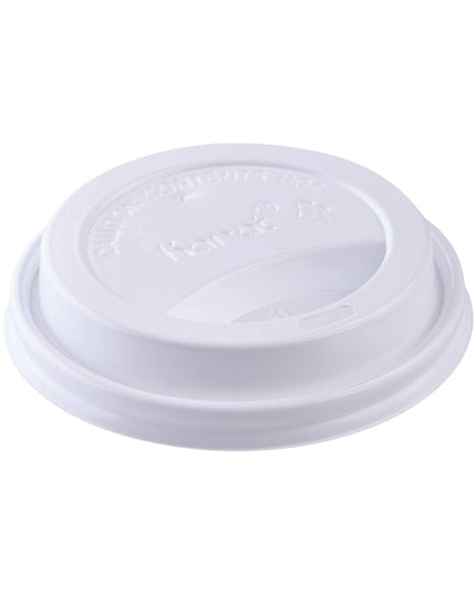 KARAT SIPPER DOME LID WHITE 10-24 OZ. FOR HOT CUP 1000/CS.