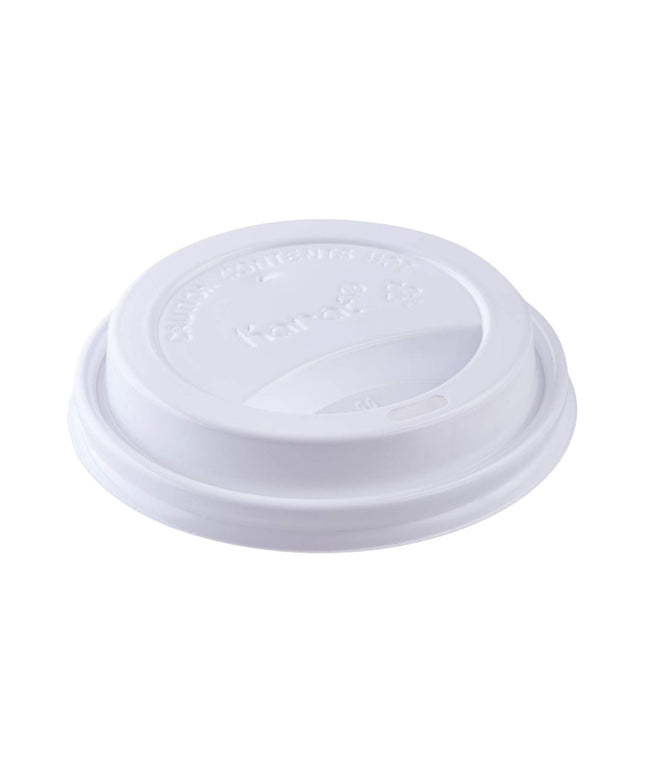 KARAT SIPPER DOME LID WHITE 10-24 OZ. FOR HOT CUP 1000/CS.