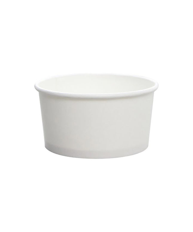 CONTAINER FOOD POLY PAPER WHITE 6 OZ. 1000/CS.