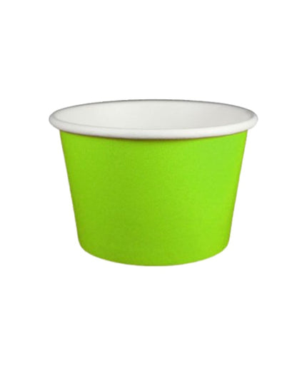 CONTAINER FOOD POLY PAPER GREEN 8 OZ. 1000/CS.
