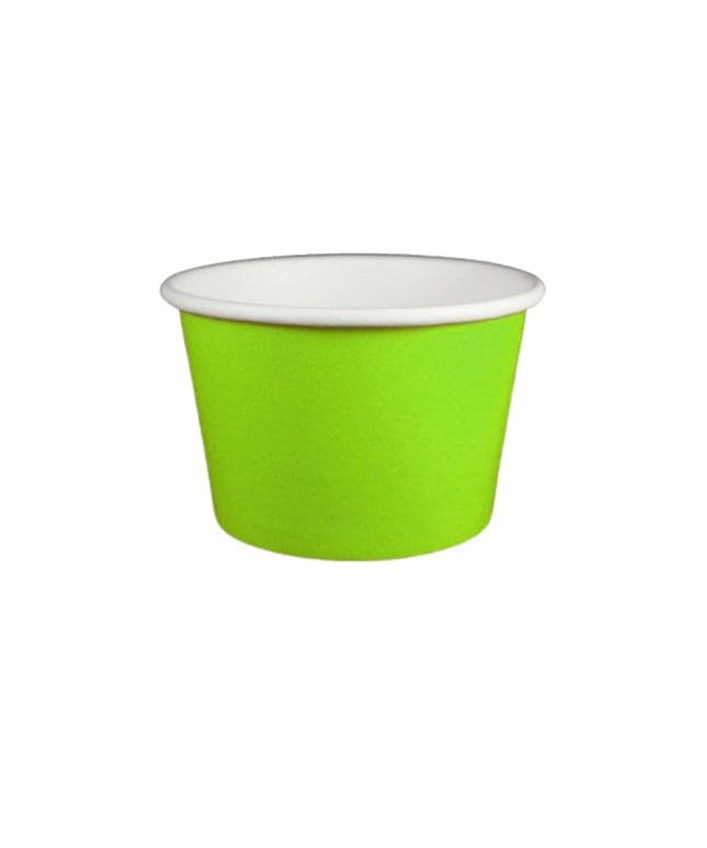 CONTAINER FOOD POLY PAPER GREEN 8 OZ. 1000/CS.