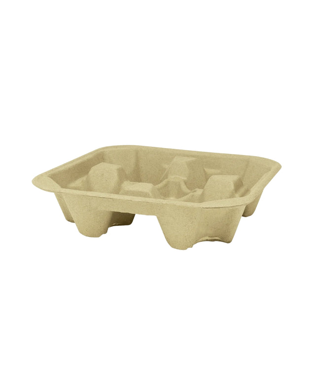 TRAY PULP 4-CUP 8-32 0Z. 300/CS