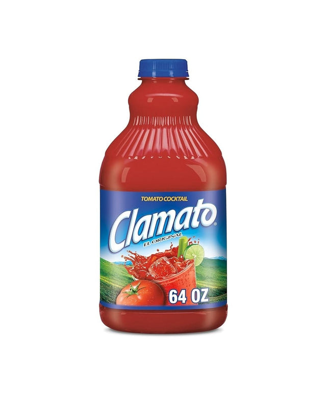 CLAMATO COCKTAIL REGULAR 8/ 64 OZ.